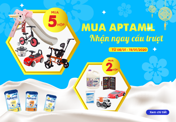 Đón 2020, nhận quà xinh từ Aptamil Anh.