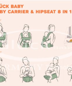 địu em bé Gluck Baby 8 trong 1