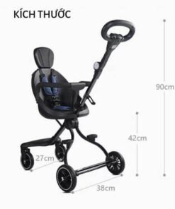 Xe day Baobaohao V3-B hang cao cap co mai che