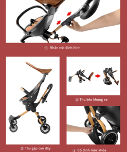 Xe day Baobaohao V5 gap gon tien loi