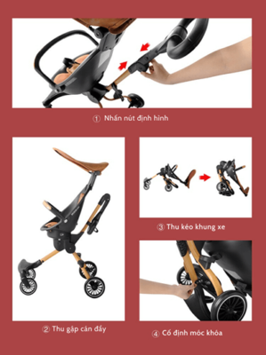 Xe day Baobaohao V5 gap gon tien loi