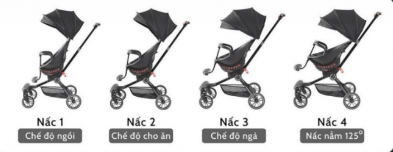 Xe đẩy Baobaohao V8 - 2 chiều