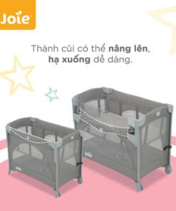 Giuong cui Joie Kubbie Sleep Froggy Gray