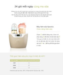 Máy hâm sữa Spectra tiệt trùng đa năng