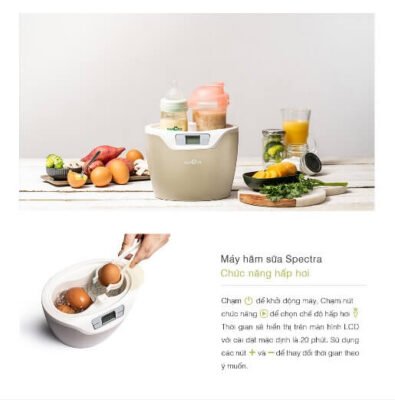 Máy hâm sữa Spectra tiệt trùng đa năng